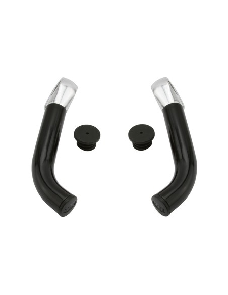 Bar End 360 Alloy Black/Chrome.